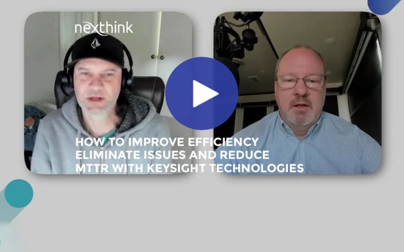 How to improve efficiency eliminate issues and reduce MTTR with Keysight technologies