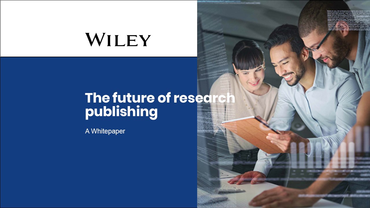 The future of research publishing